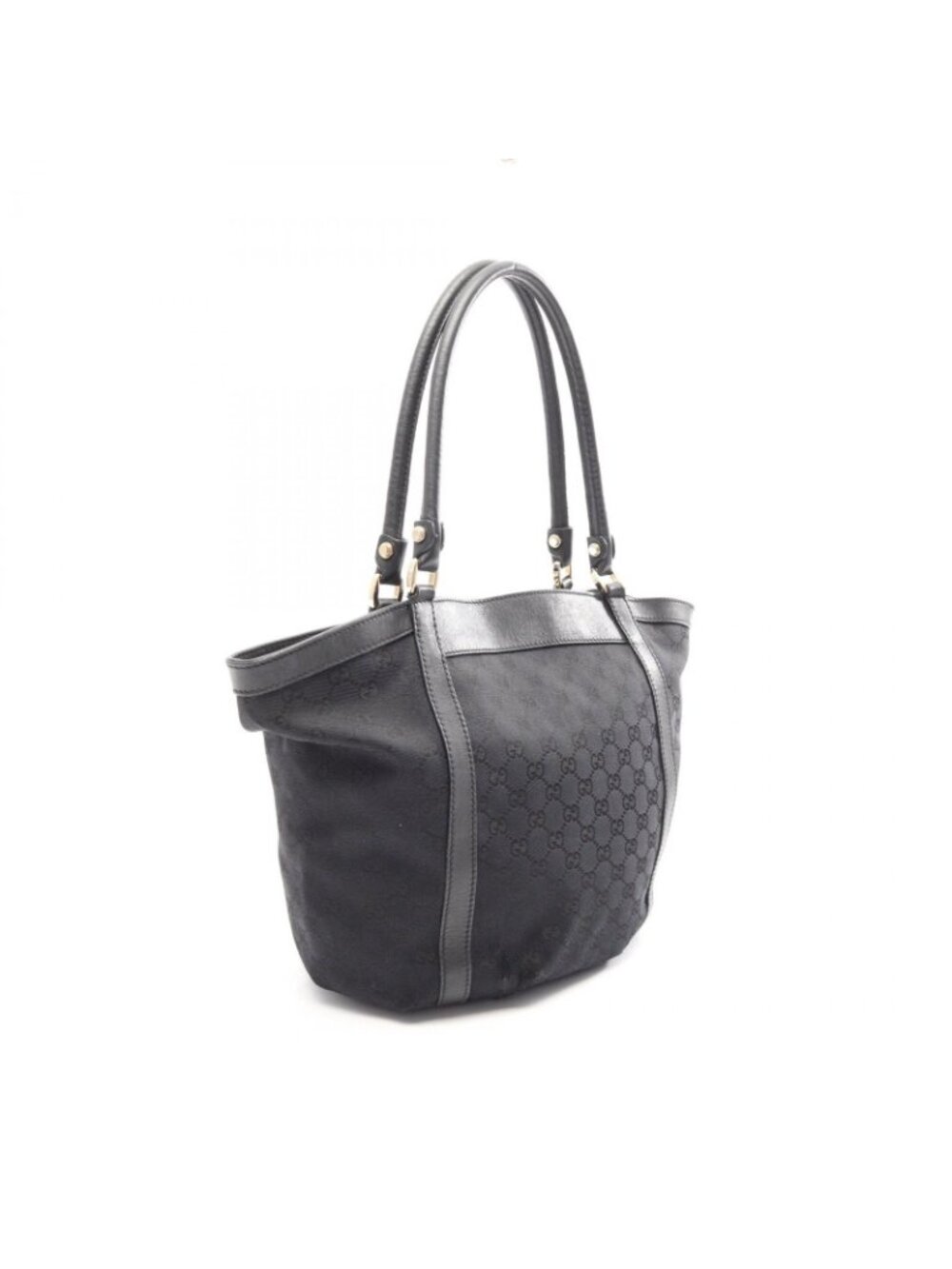 Gucci Tote Abbey GG Canvas Black - Picture 2 of 10